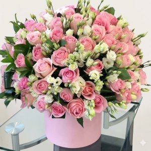 Florist & Blumenlieferung Bodrum - Blumen in einer Schachtel