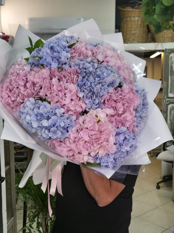 Send Flowers to Bodrum - Colorful Hydrangea Bouquet