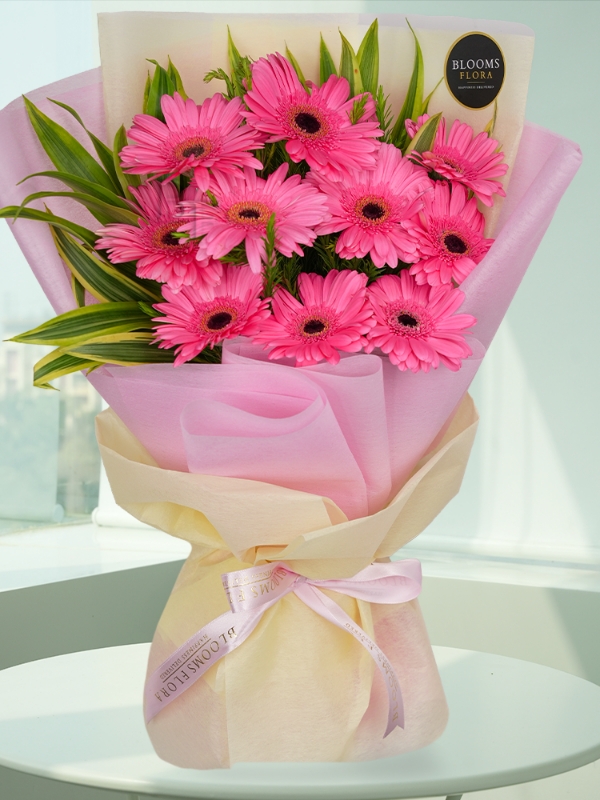 Bodrum Flower Order - Pink Jerbera Bouquet