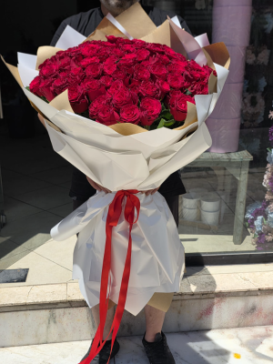 Send Flowers to Bodrum - 101 Roses: Icon of Eternal Love