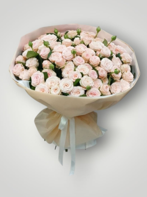 Premium Blumendesign in Bodrum - Rosa Dream Mega 101 Rosenstrauß