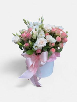  Bodrum Blumen - Rose und Lysyanthus in einer Schachtel