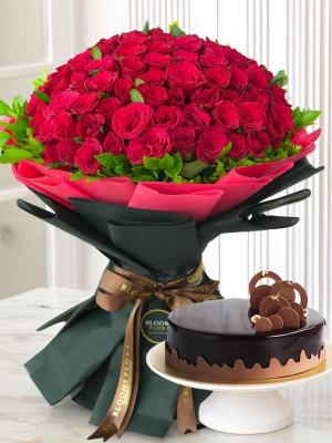  Bodrum Send Flowers - 101 Rose Bouquets & Special Cake