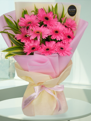 Bodrum Flower Order - Pink Jerbera Bouquet
